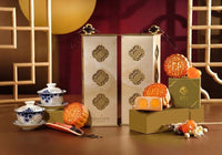 White Lotus Seed Paste with Double Egg Yolks Mooncake (Low Sugar - 4 Pieces Per Box)